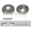 NIPPARTS J3404007 - Tambour de frein