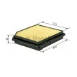 BOSCH 1 987 429 136 - Filtre à air