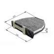 BOSCH 1 987 432 326 - Filtre, air de l'habitacle