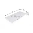 BOSCH 1 987 432 541 - Filtre, air de l'habitacle