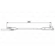 BOSCH 1 987 474 967 - Contact d'avertissement, usure des plaquettes de frein