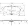 NIPPARTS J3612031 - Jeu de 4 plaquettes de frein arrière