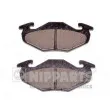 Jeu de 4 plaquettes de frein arrière NIPPARTS [J3618001]