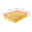 BOSCH F 026 400 141 - Filtre à air