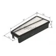 BOSCH F 026 400 302 - Filtre à air