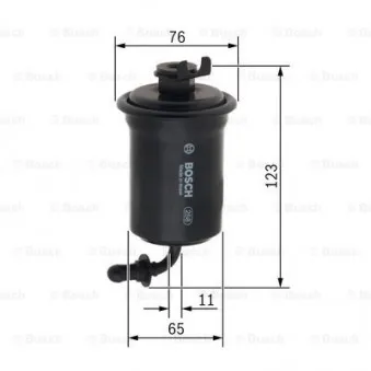 Filtre à carburant BOSCH OEM 2330016330