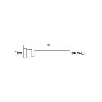 BREMI 10208/5 - Fiche, bougie d'allumage