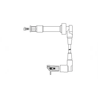 BREMI 135/105 - Câble d'allumage