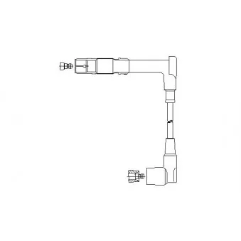 Câble d'allumage BREMI 156/45
