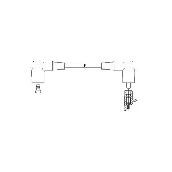 BREMI 159/100 - Câble d'allumage