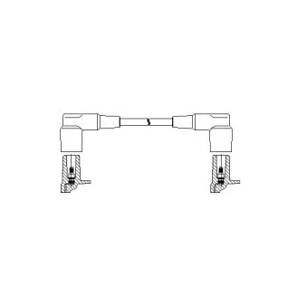Câble d'allumage BREMI 182/30