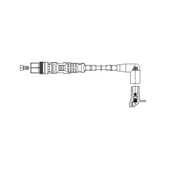 BREMI 1A02F63 - Câble d'allumage