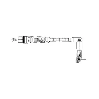 Câble d'allumage BREMI 1A02F85