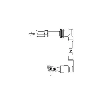 BREMI 1A06/72 - Câble d'allumage
