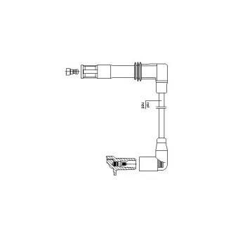 BREMI 1A12/26 - Câble d'allumage