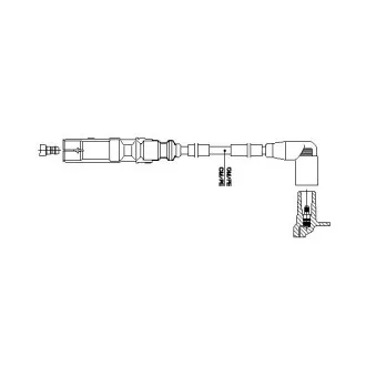 Câble d'allumage BREMI OEM 06B905431A