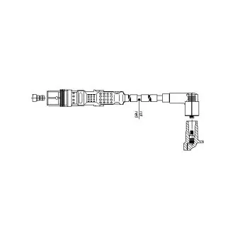 Câble d'allumage BREMI OEM 021905430CH