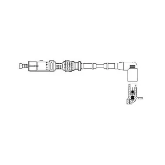 BREMI 1A28F85 - Câble d'allumage