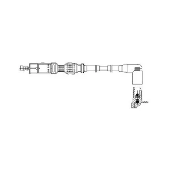 Câble d'allumage BREMI OEM 030905430J