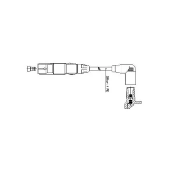 BREMI 210/26 - Câble d'allumage