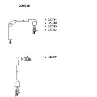 Kit de câbles d'allumage BREMI OEM 2750102A00