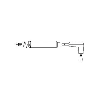 Câble d'allumage BREMI OEM 1282074