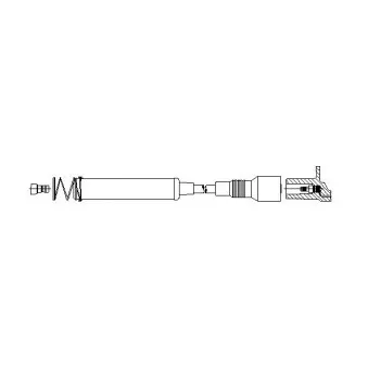BREMI 328/80 - Câble d'allumage