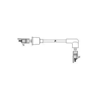 Câble d'allumage BREMI 348/46