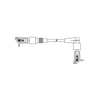 Câble d'allumage BREMI OEM 1282046