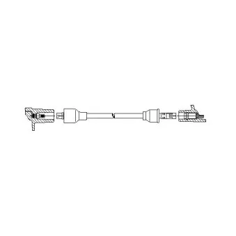 Câble d'allumage BREMI OEM 90338173