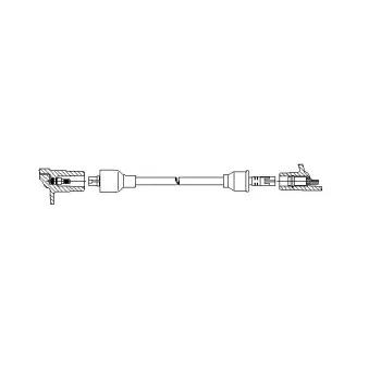 BREMI 355/40 - Câble d'allumage