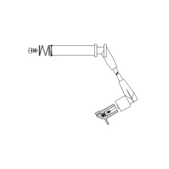 Câble d'allumage BREMI OEM 90449674