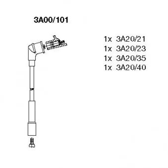 BREMI 3A00/101 - Kit de câbles d'allumage