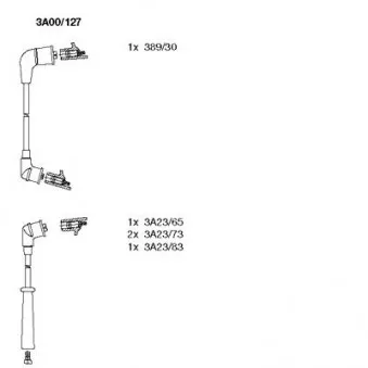 BREMI 3A00/127 - Kit de câbles d'allumage
