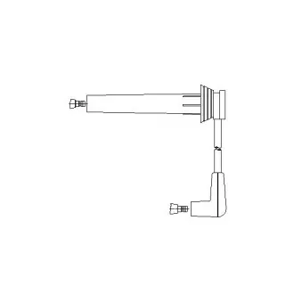 Kit de câbles d'allumage NGK 4058