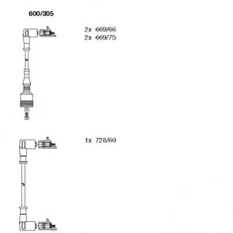 Kit de câbles d'allumage EFI AUTOMOTIVE 6203