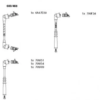 Kit de câbles d'allumage ENGITECH ENT910127