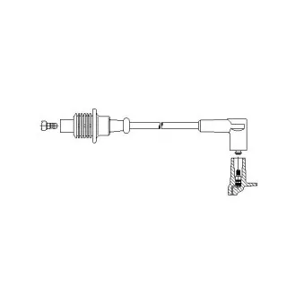 BREMI 631/40 - Câble d'allumage