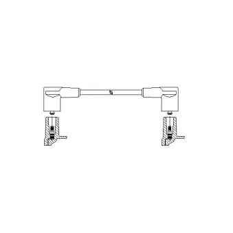 Câble d'allumage BREMI 677/75