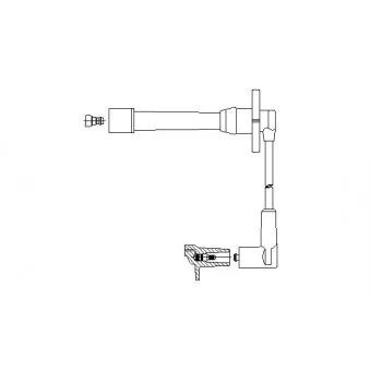Câble d'allumage BREMI 6A41/36