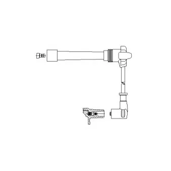 BREMI 6A49/32 - Câble d'allumage