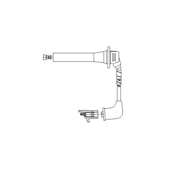 Câble d'allumage BREMI 6A63E45
