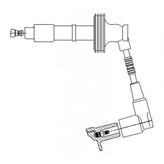 BREMI 6A77E56 - Câble d'allumage