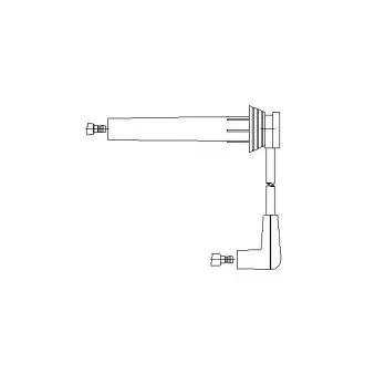 Câble d'allumage BREMI 6A80/24