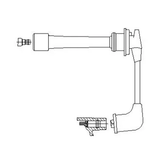 Kit de câbles d'allumage BERU ZEF1136