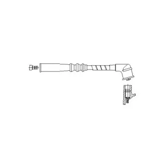 BREMI 709E61 - Câble d'allumage