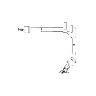 Câble d'allumage BREMI 711/68