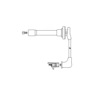 Câble d'allumage BREMI 739/66