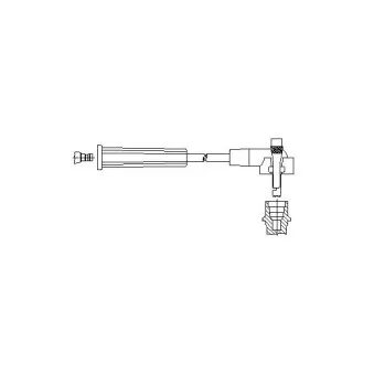 Câble d'allumage BREMI OEM 1037295