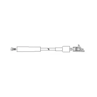 Câble d'allumage BREMI 8A13/61 pour FORD TRANSIT 1.7 1300 - 65cv